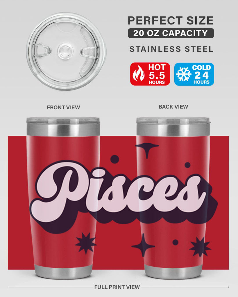 pisces 354#- zodiac- Tumbler