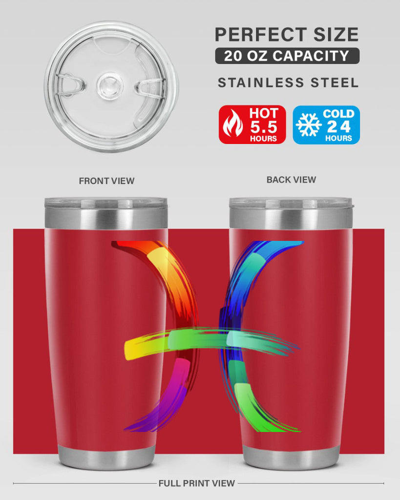 pisces 370#- zodiac- Tumbler