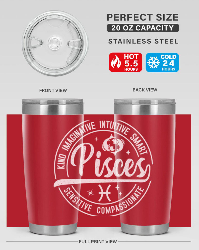 pisces 374#- zodiac- Tumbler