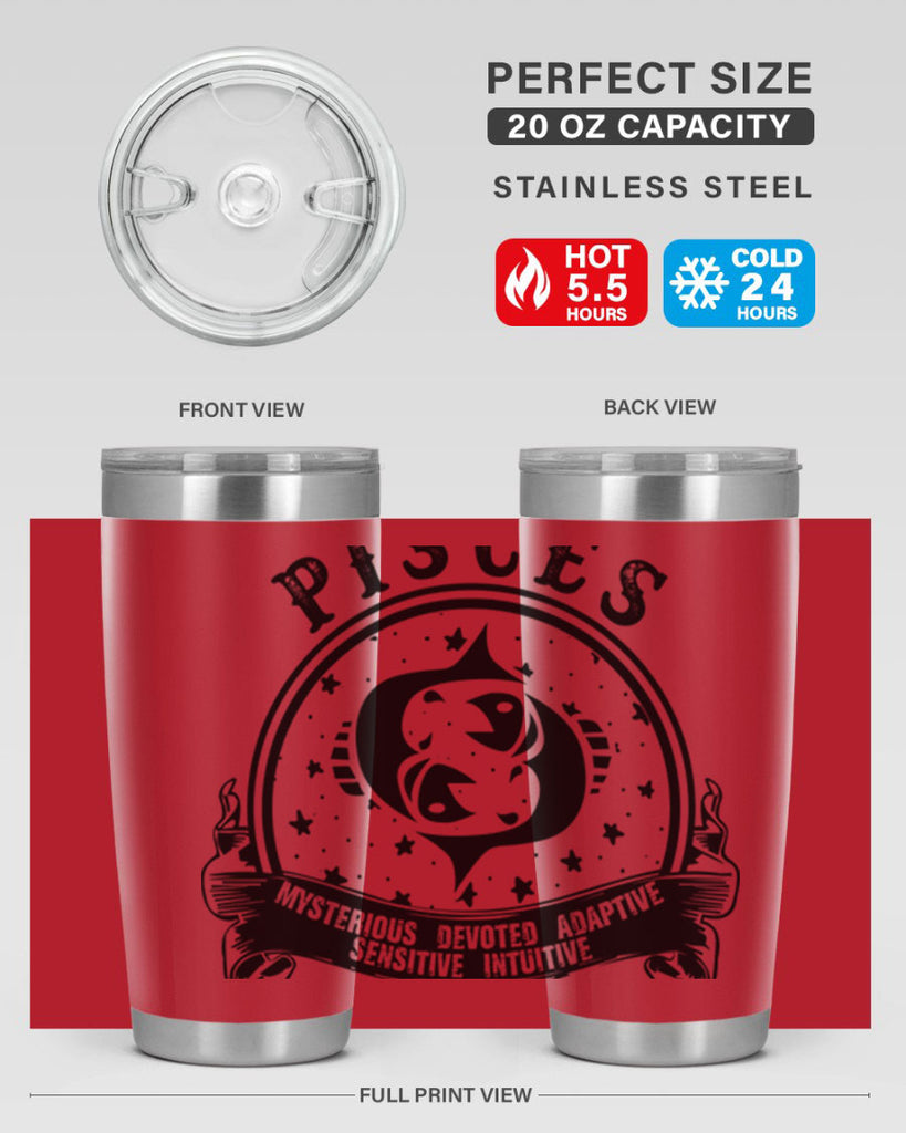 pisces 47#- zodiac- Tumbler
