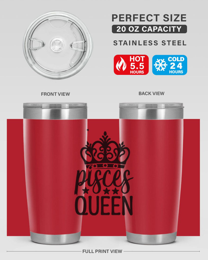 pisces queen 376#- zodiac- Tumbler