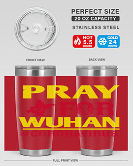 pray for wuhan coronavirus Style 27#- corona virus- Tumbler