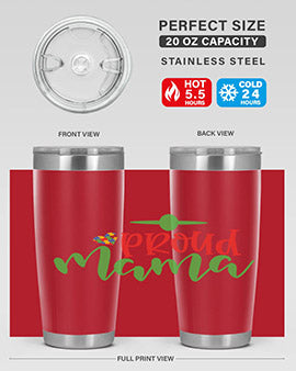 proud mama Style 38#- autism- Tumbler