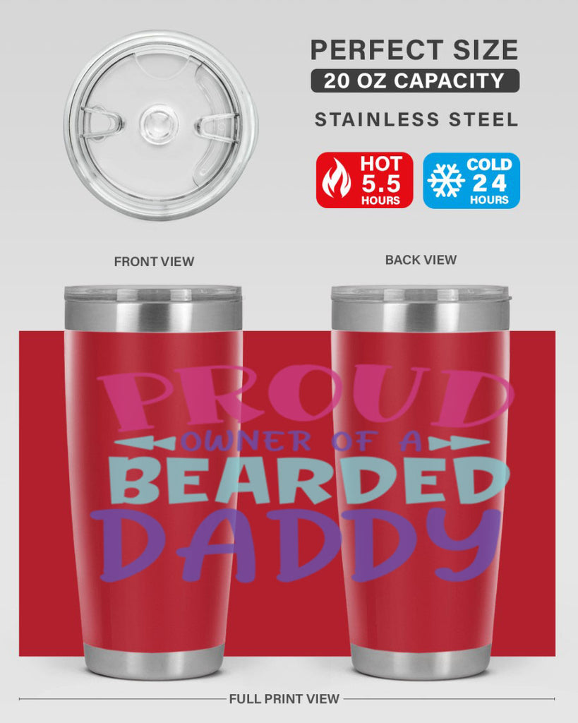 proud owner of a bearded daddy Style 202#- baby- tumbler