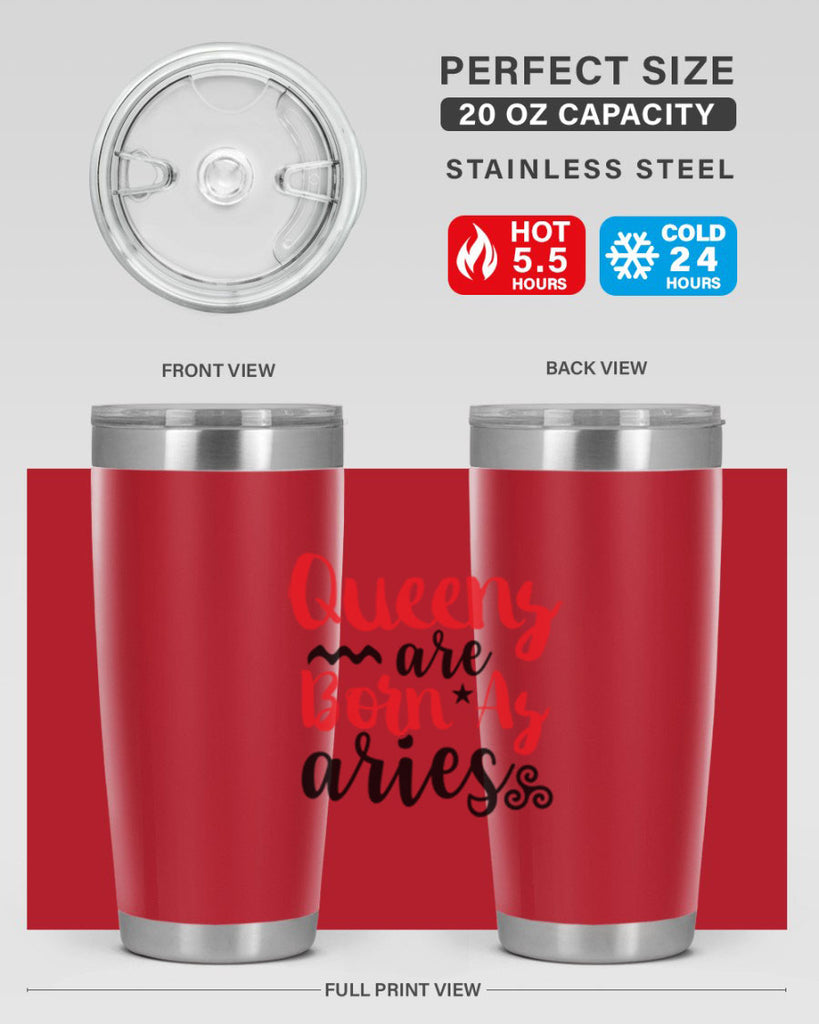 queens Are Born As Aries 384#- zodiac- Tumbler