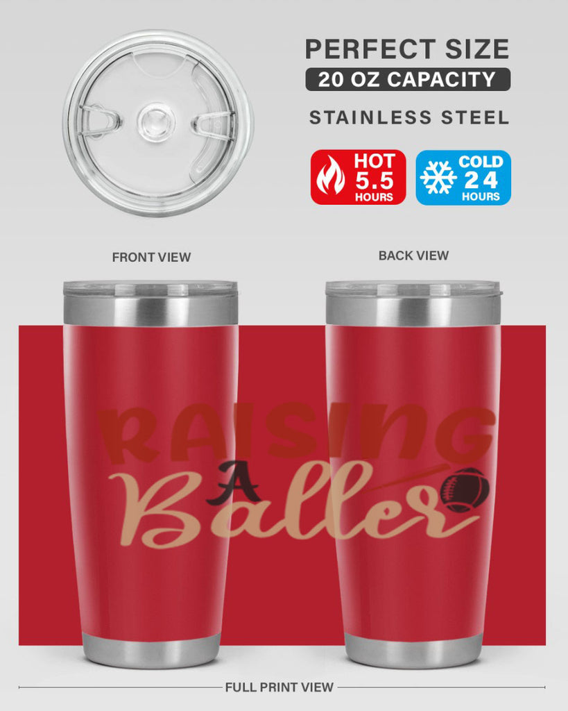 raising a baller 2278#- softball- Tumbler