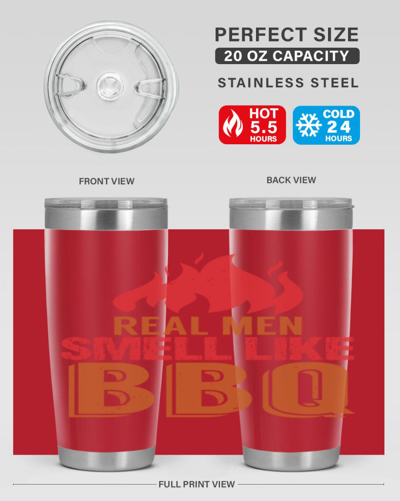 real men smell like bbq 16#- bbq- Tumbler