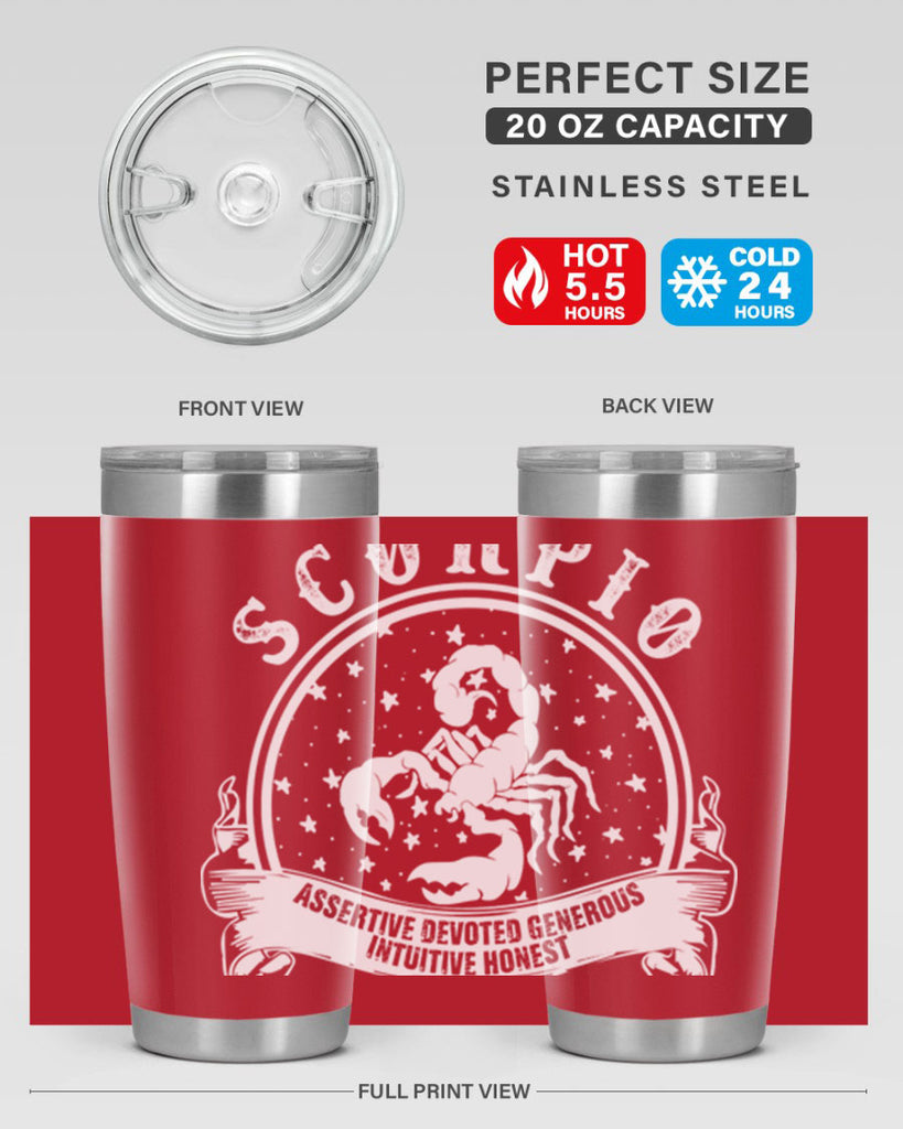 scorpio 30#- zodiac- Tumbler