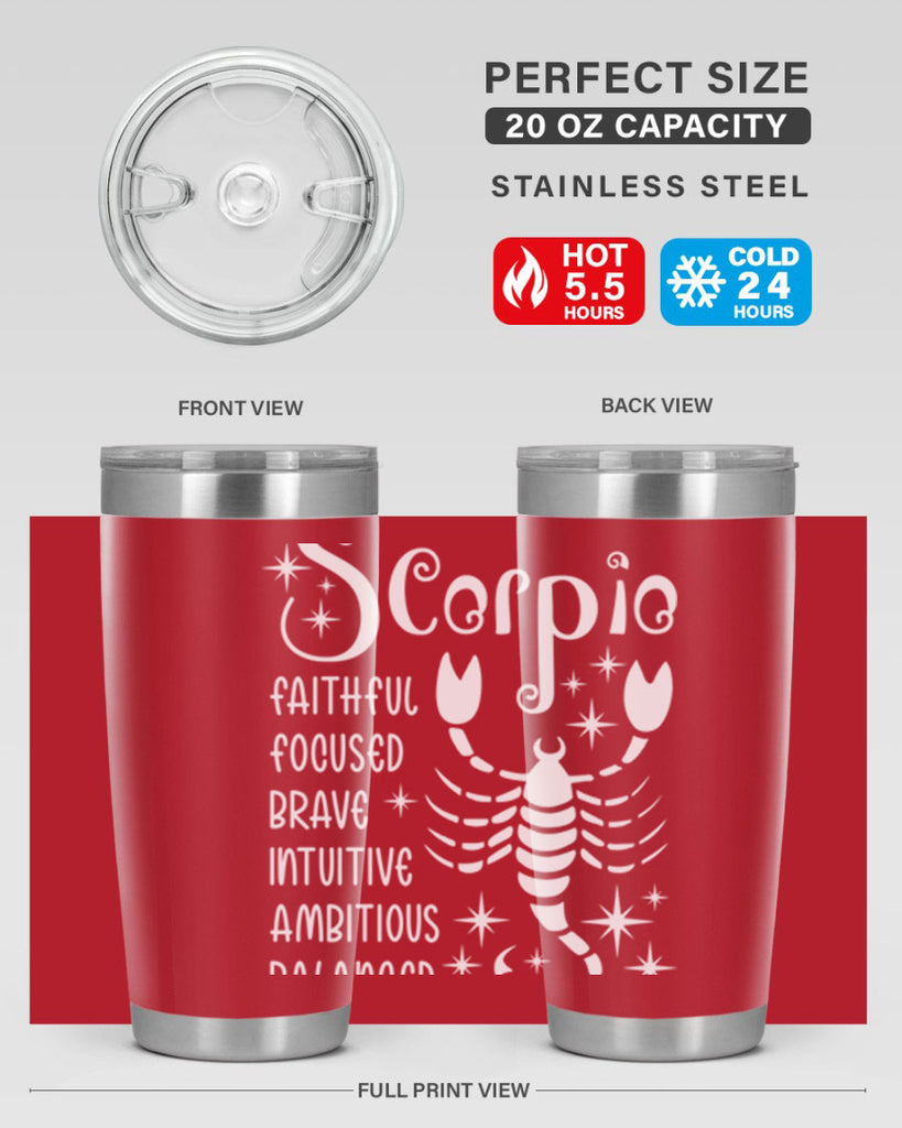 scorpio 435#- zodiac- Tumbler