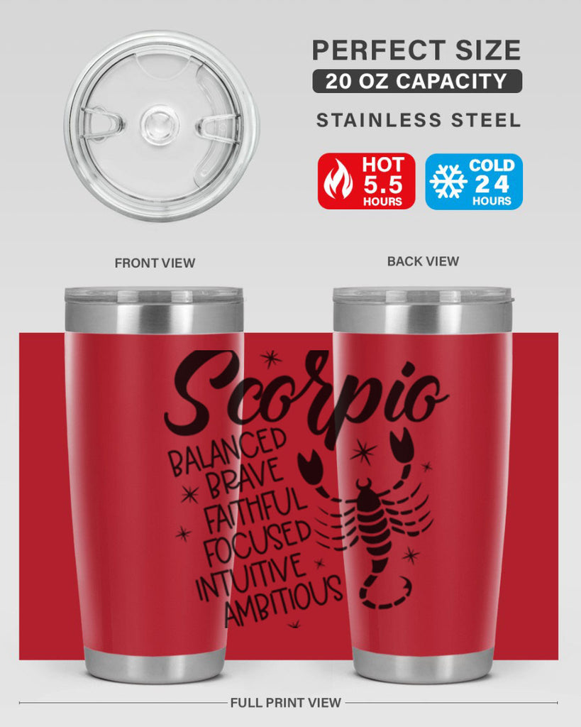 scorpio 436#- zodiac- Tumbler