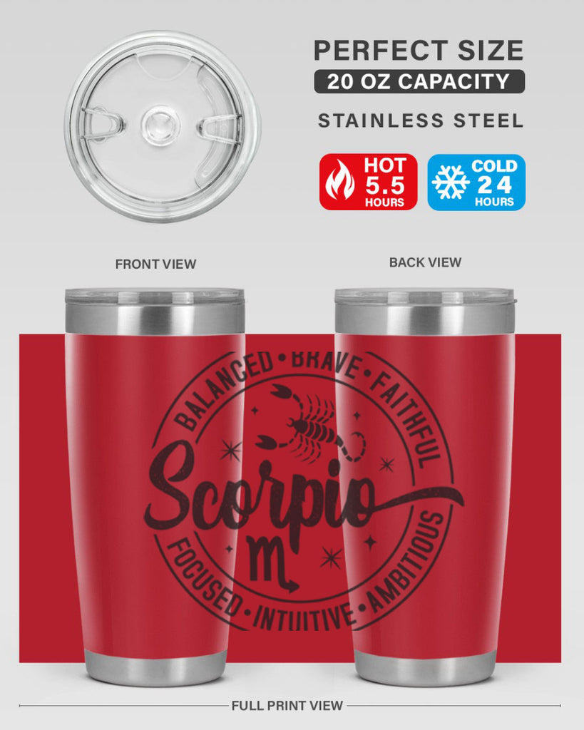 scorpio 438#- zodiac- Tumbler