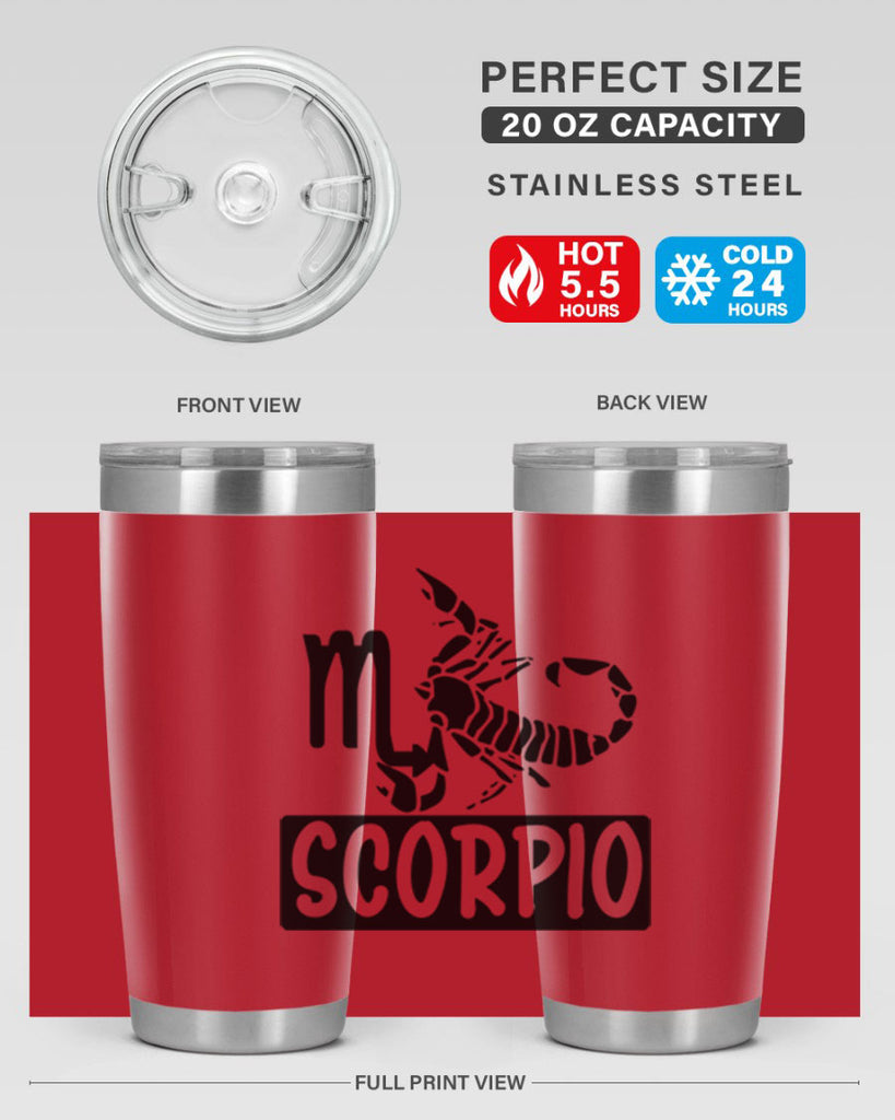 scorpio 440#- zodiac- Tumbler
