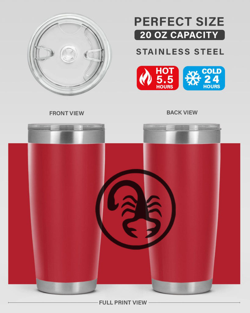 scorpio 452#- zodiac- Tumbler