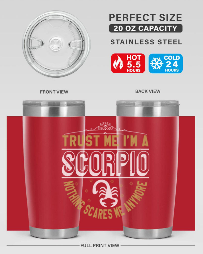 scorpio 458#- zodiac- Tumbler