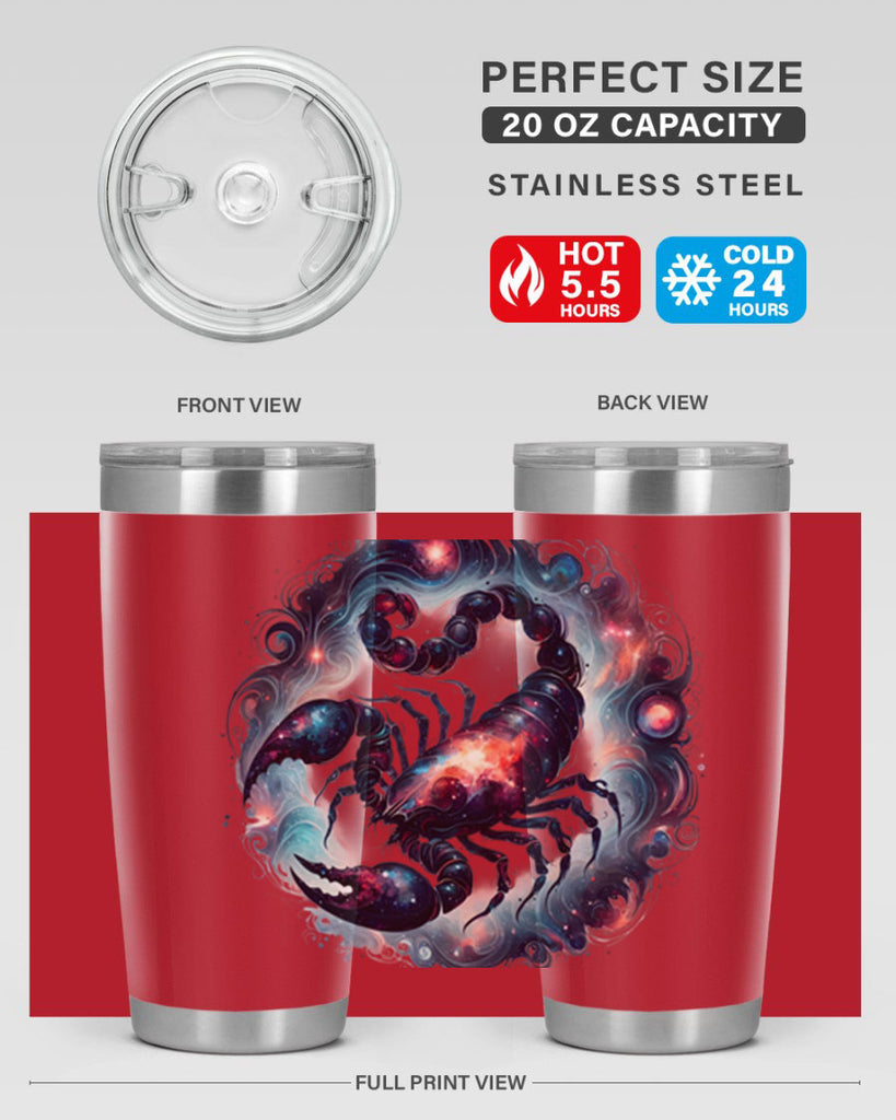 scorpio 462#- zodiac- Tumbler