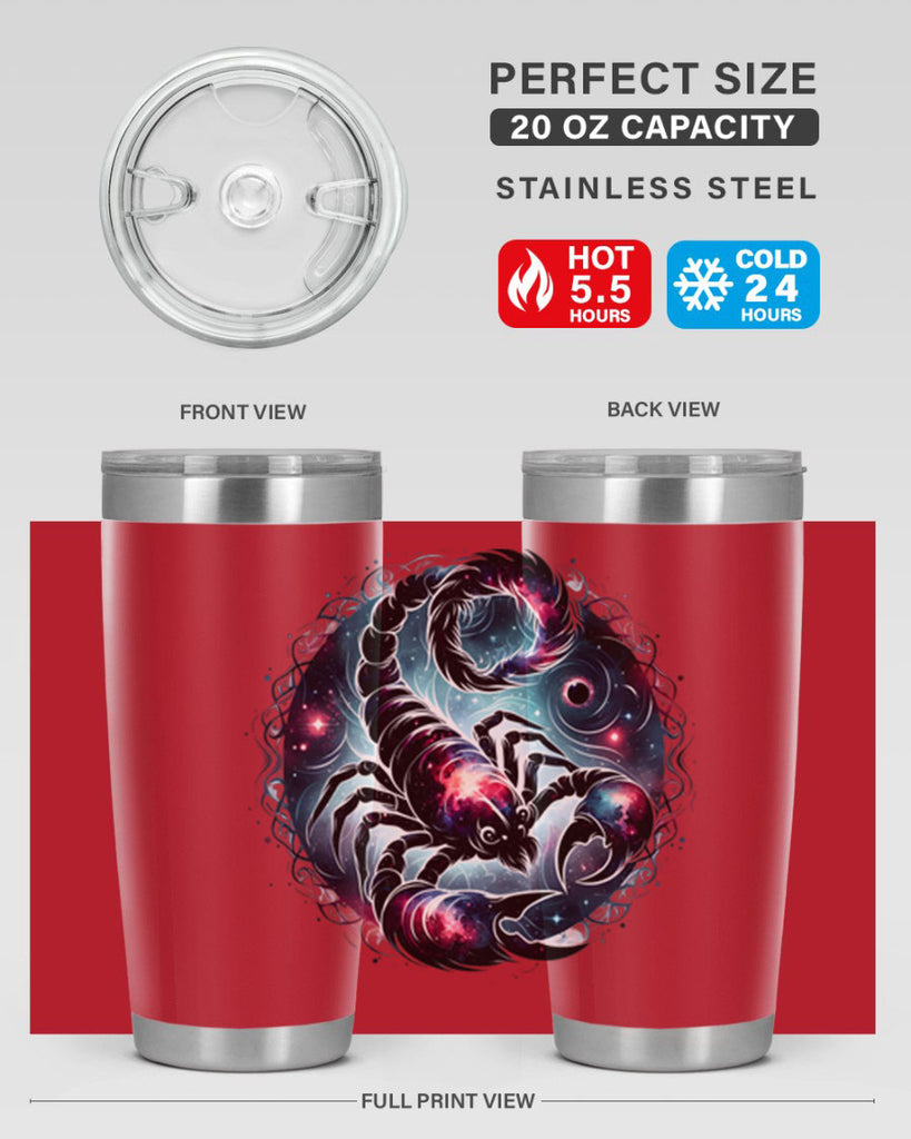 scorpio 463#- zodiac- Tumbler