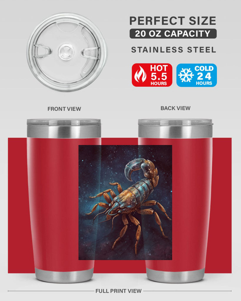 scorpio 46#- zodiac- Tumbler