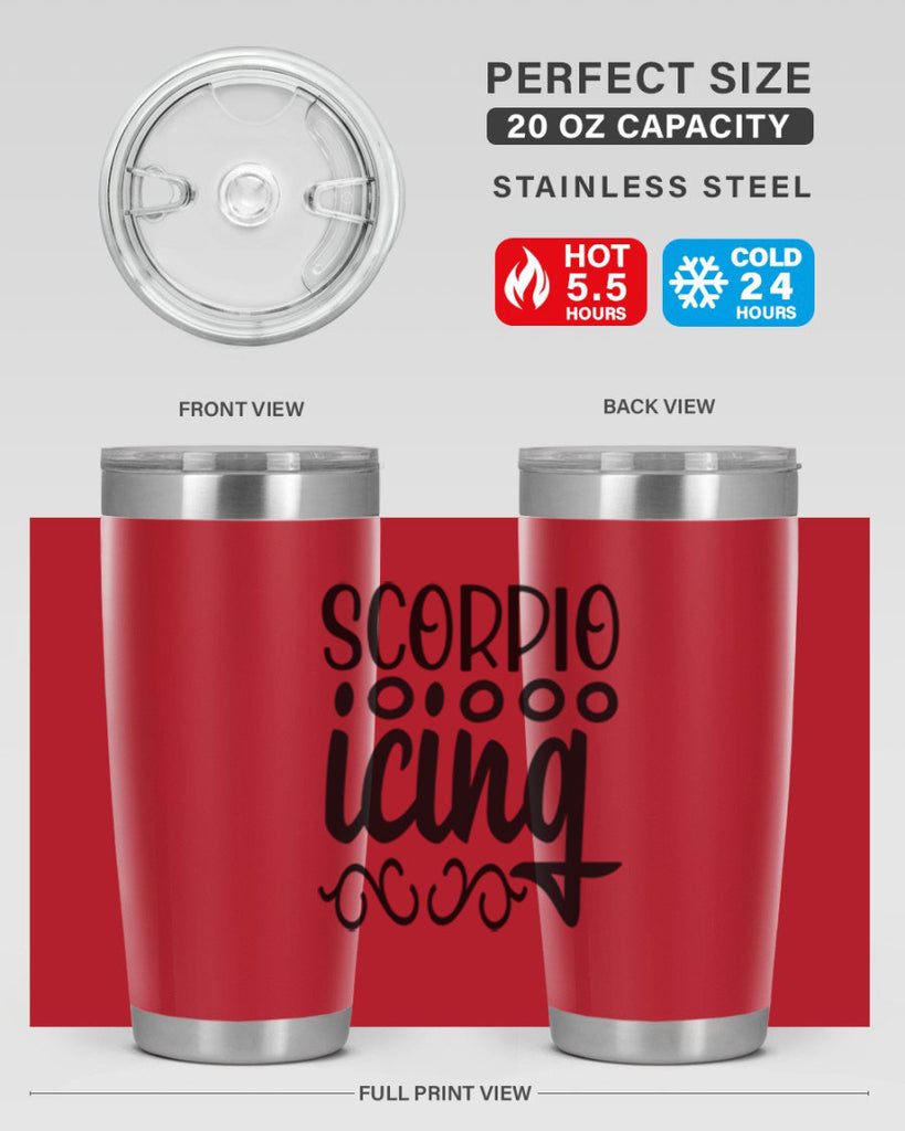 scorpio icing 441#- zodiac- Tumbler
