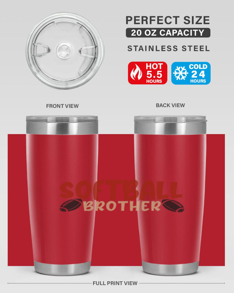 softball brother 2276#- softball- Tumbler