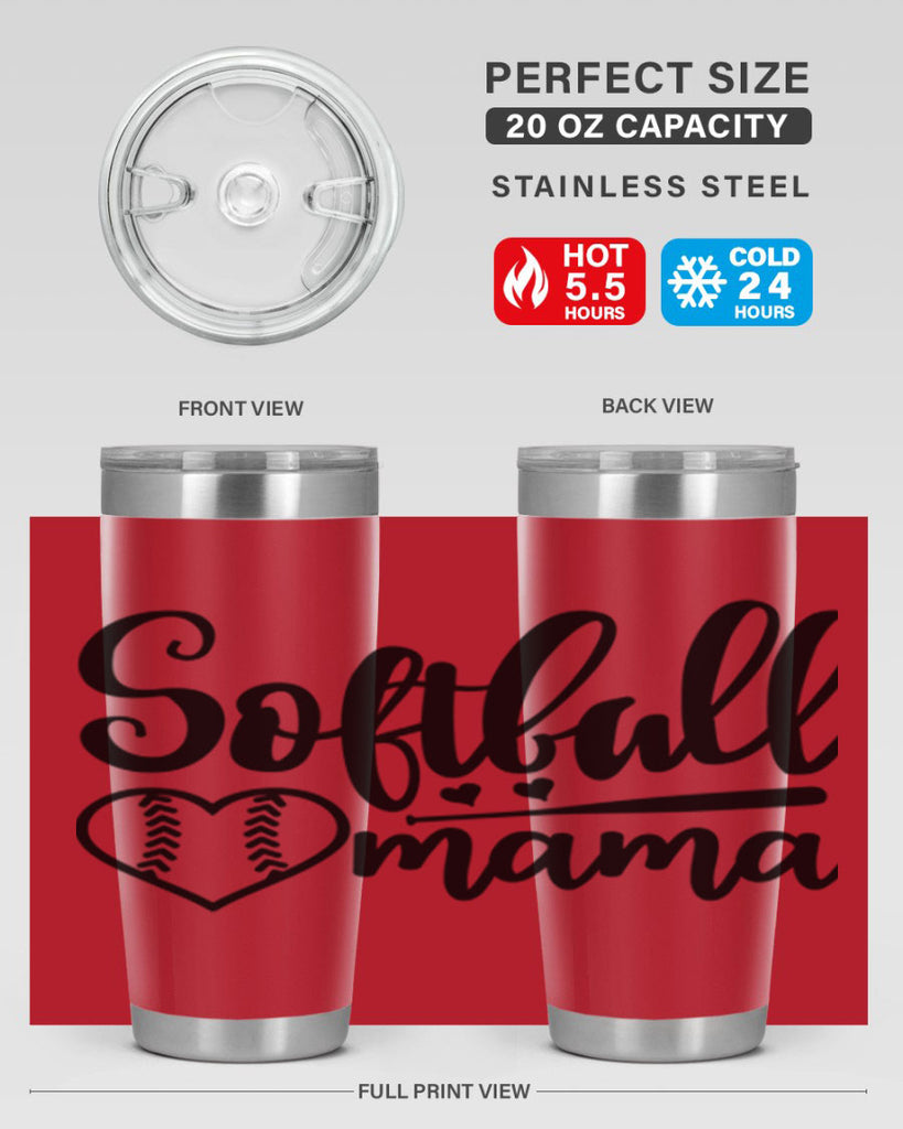 softball mama 2274#- softball- Tumbler