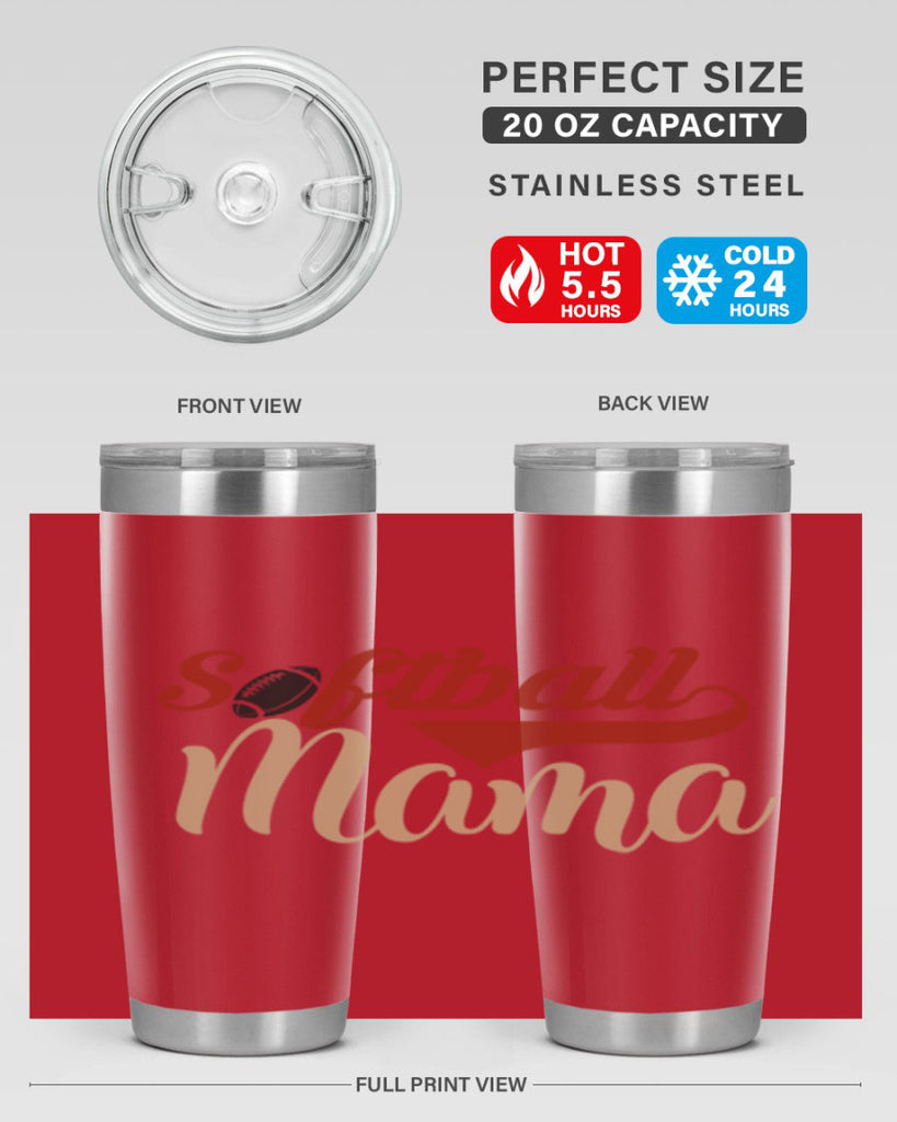 softball mama 2275#- softball- Tumbler