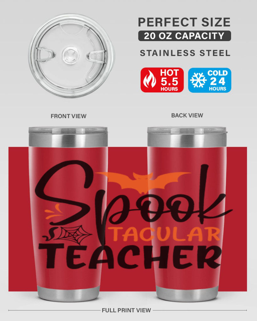 spooktacular teacher 106#- halloween- Tumbler
