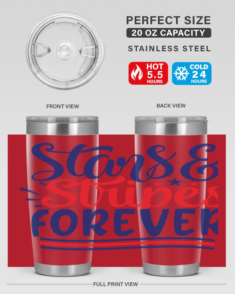 stars stripes forever Style 74#- Fourt Of July- Tumbler