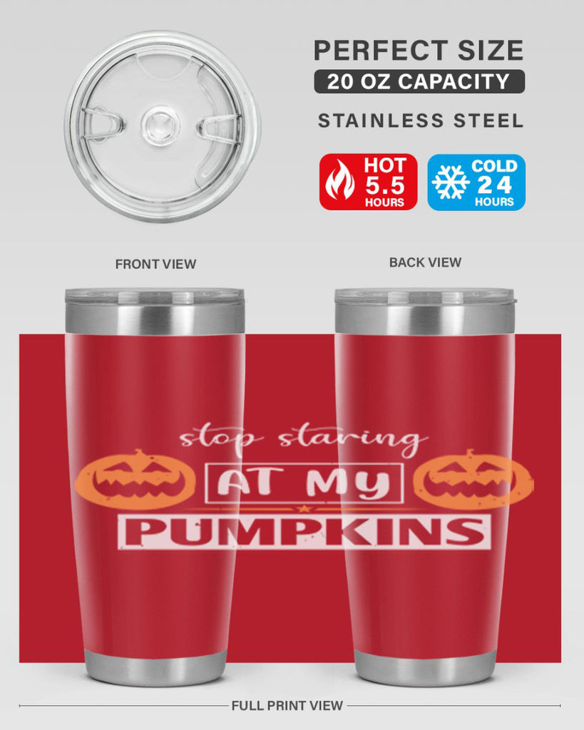 stop staring at my pumpkins 131#- halloween- Tumbler