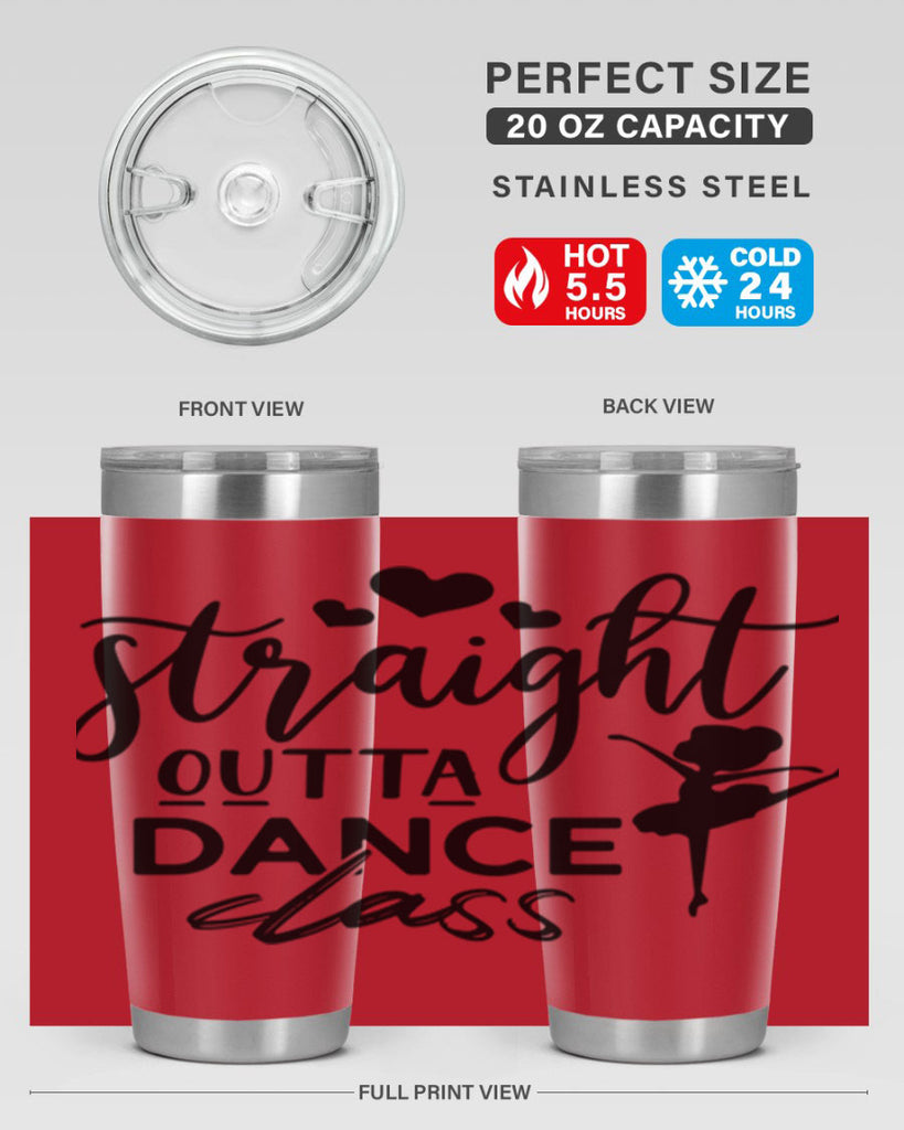 straight outta dance class 80#- ballet- Tumbler