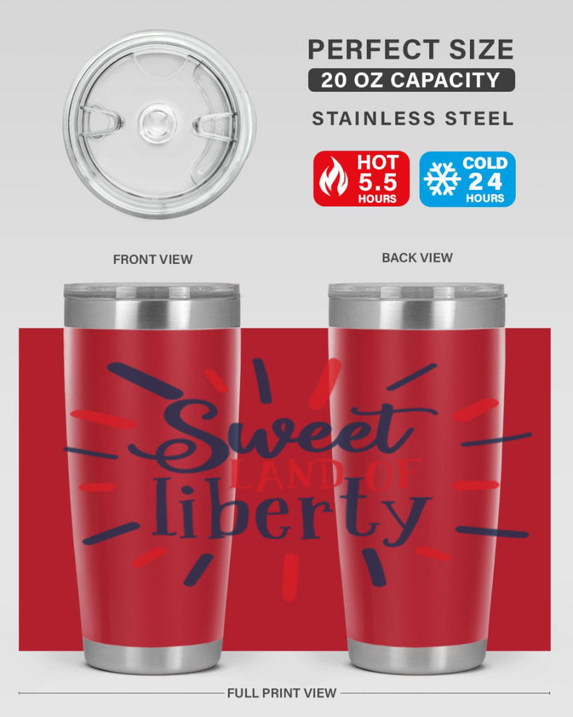 sweet land of liberty Style 7#- Fourt Of July- Tumbler