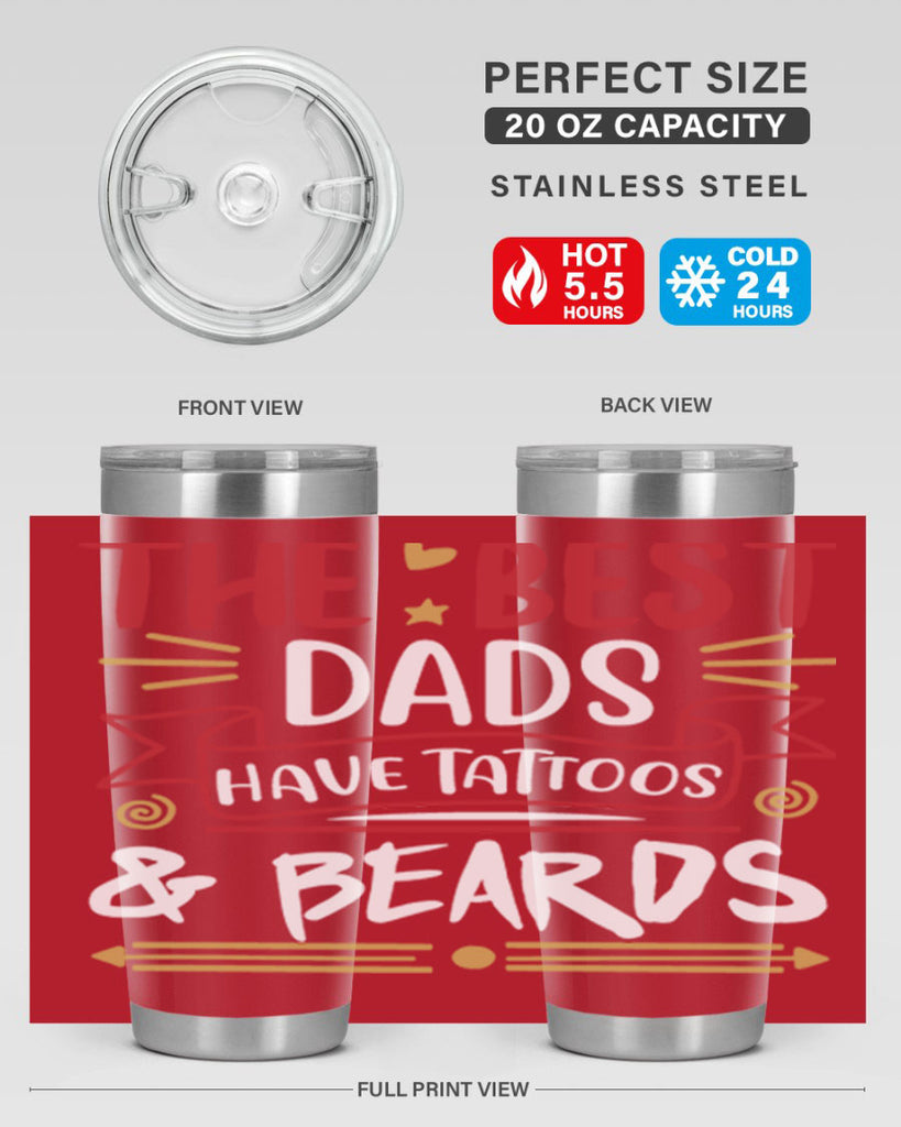 the best dads have tattoos beards 3#- fathers day- Tumbler