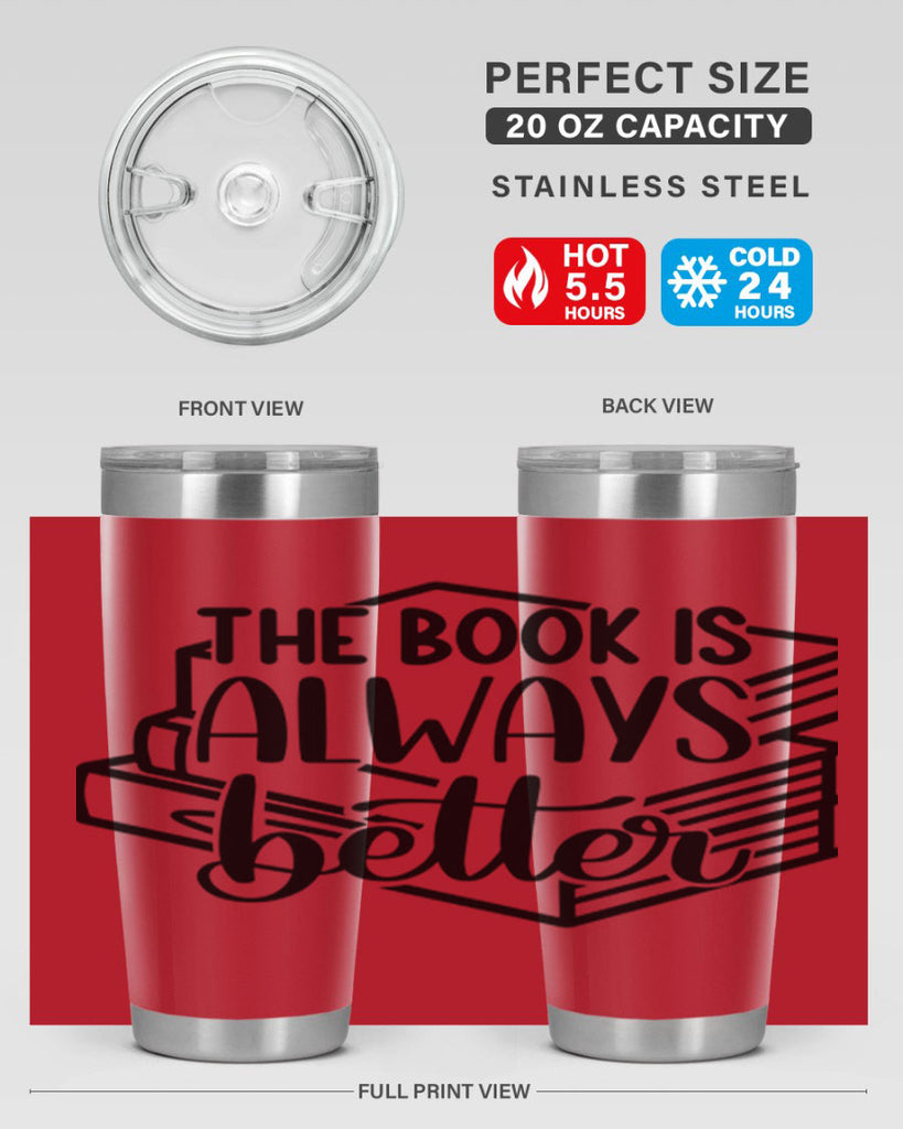 the book is always better 27#- reading- Tumbler