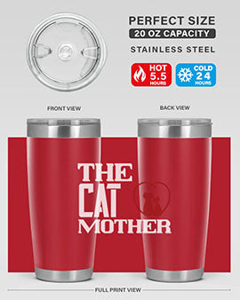 the cat mother Style 117#- cat- Tumbler