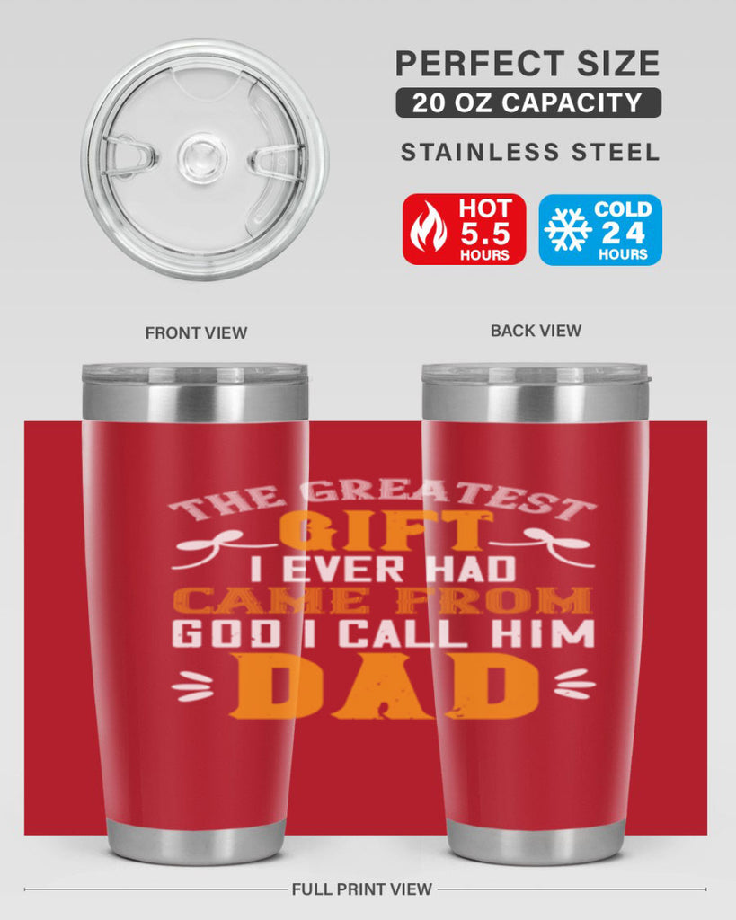 the gratest gift i ever had came from 6#- grandpa - papa- Tumbler