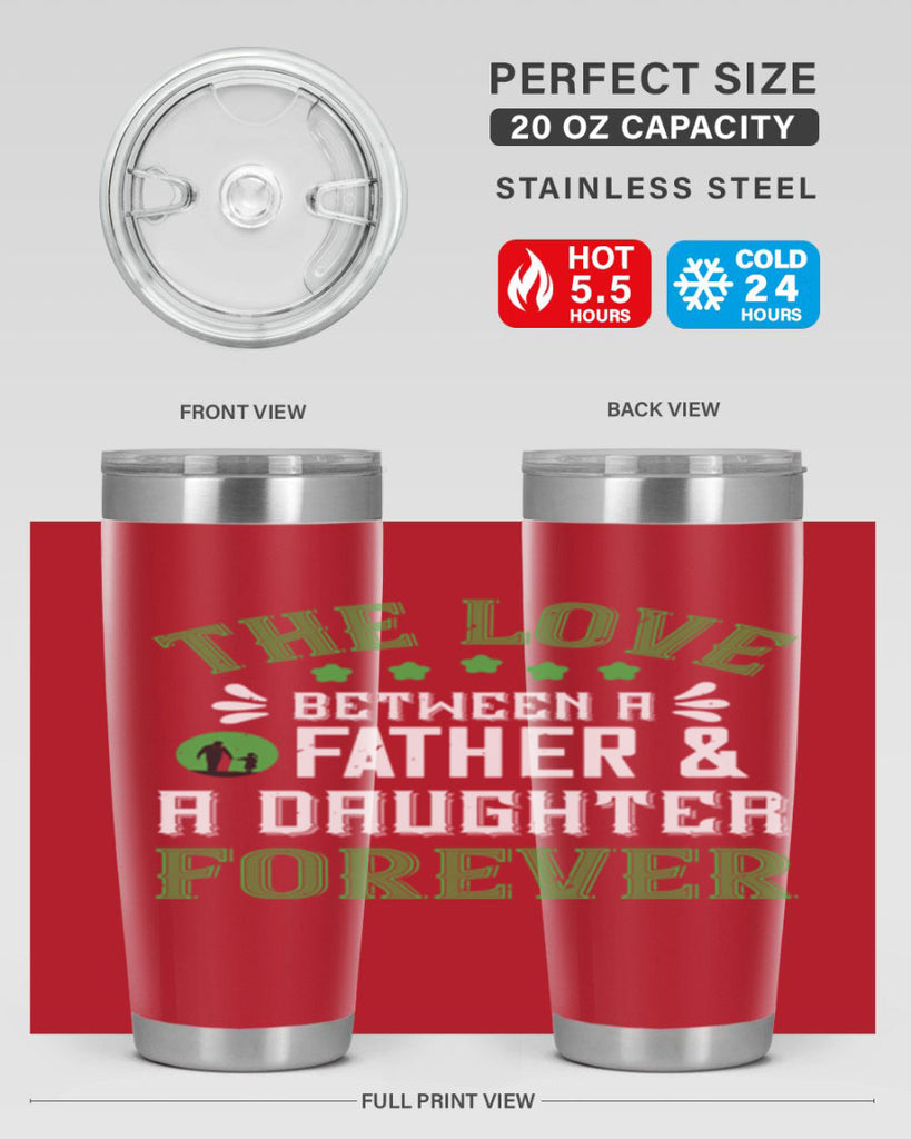 the love between father adoughter 5#- grandpa - papa- Tumbler