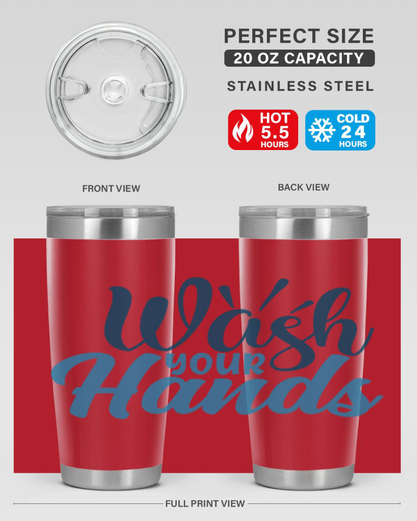 wash your hands 52#- bathroom- Tumbler