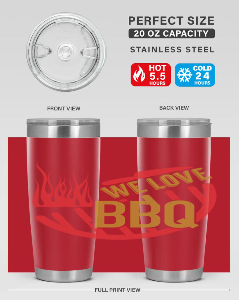 we love bbq 7#- bbq- Tumbler