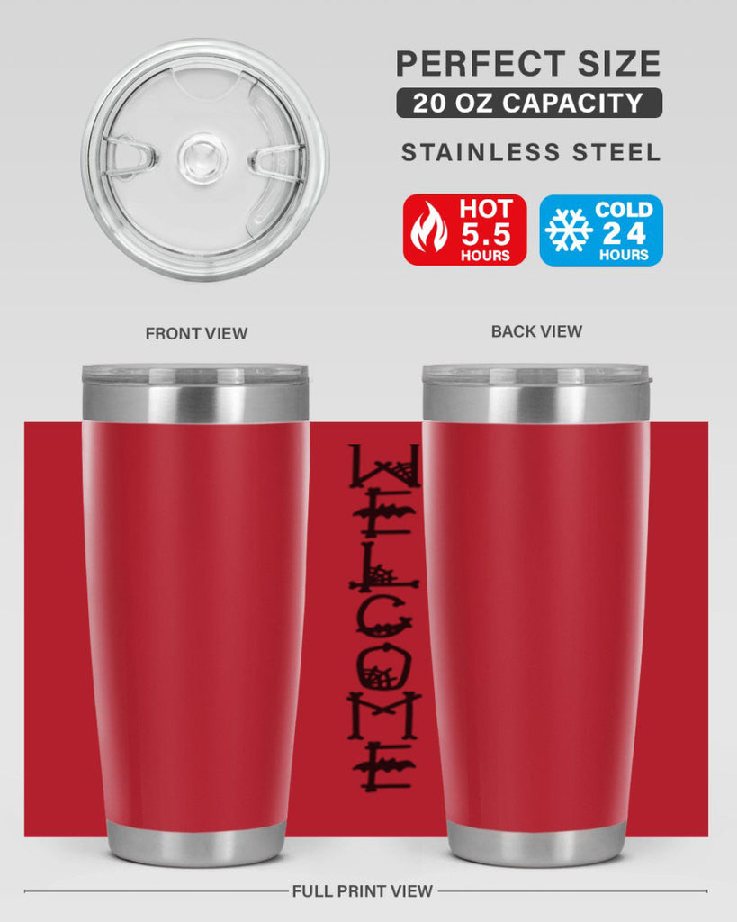welcome 12#- halloween- Tumbler
