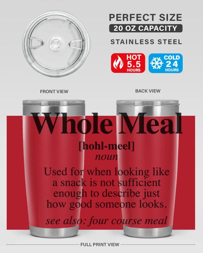 whole meal 10#- black words phrases- Cotton Tank