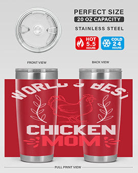 world’s best chicken mom Style 1#- chicken- Tumbler