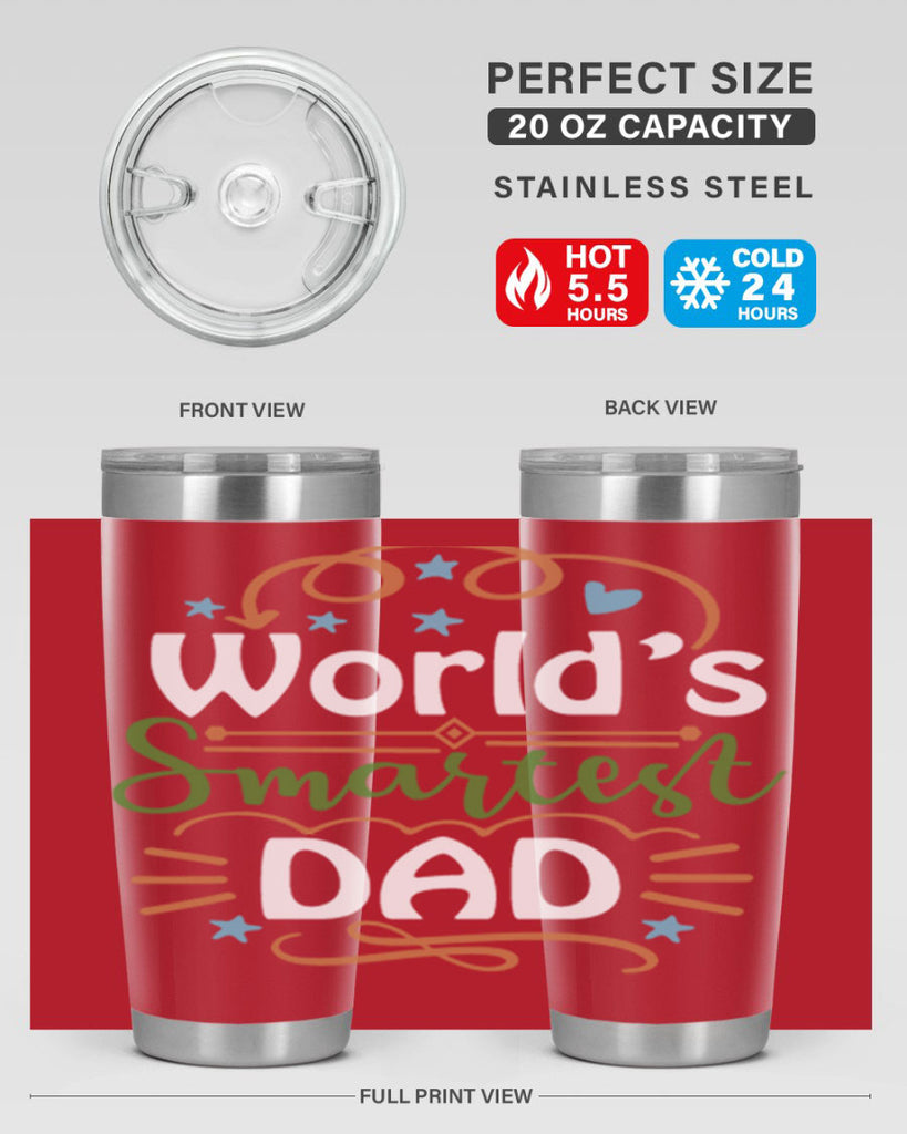 world’s smartest dad 2#- fathers day- Tumbler