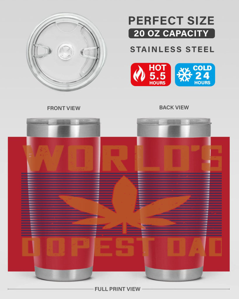 worlds dopest dad 148#- fathers day- Tumbler