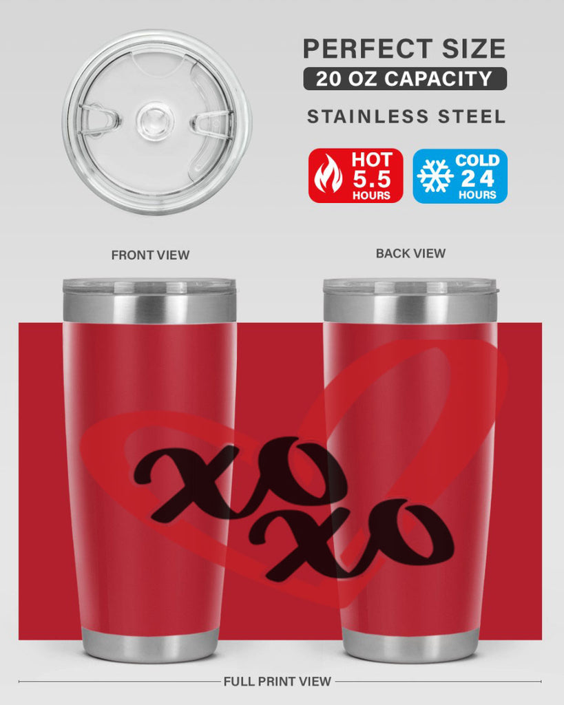 xoxo 11#- valentines day- Tumbler