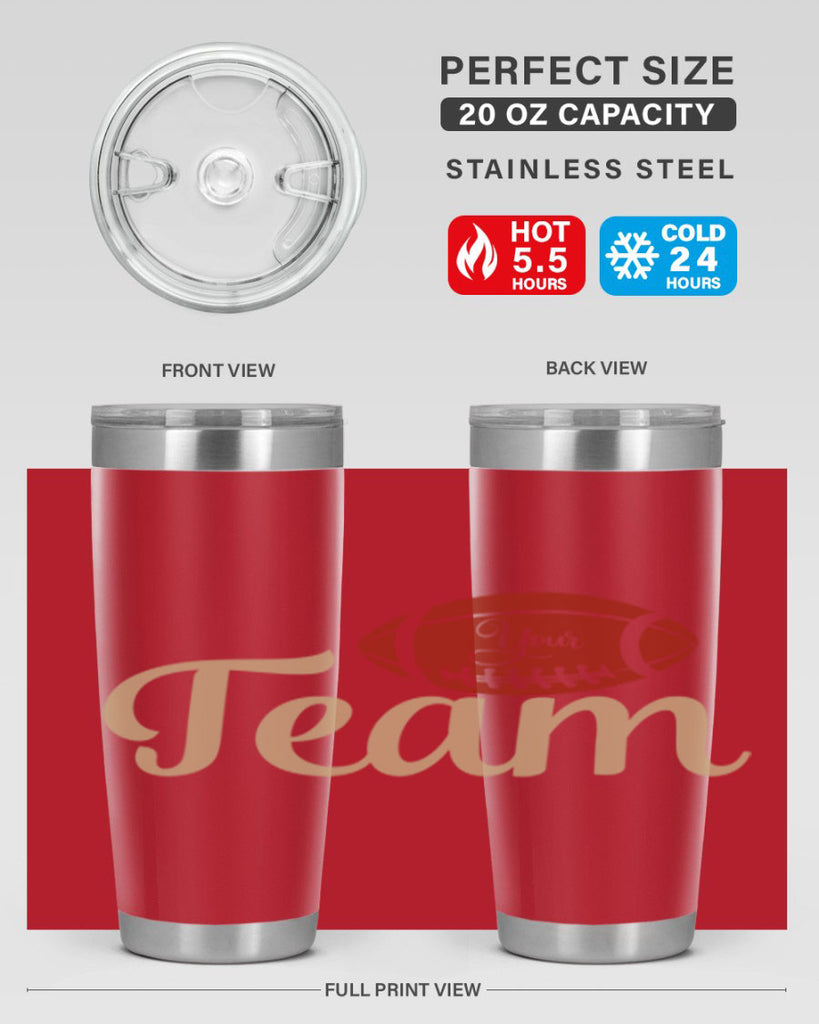 your team 2271#- softball- Tumbler
