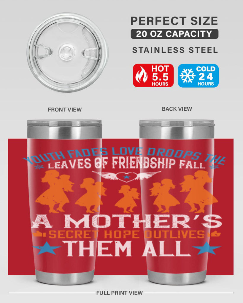 youth fades love droops 9#- mothers day- Tumbler