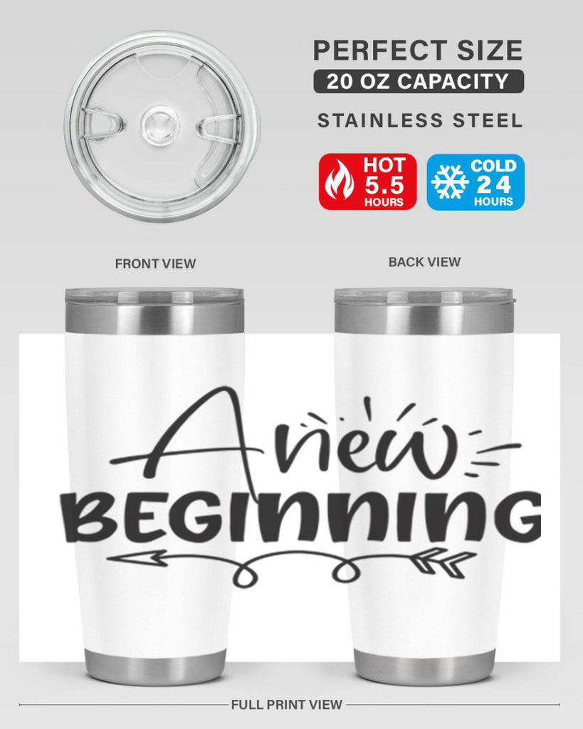 A new beginning 1#- spring- Tumbler