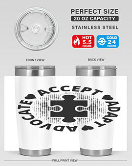 Accept Style 41#- autism- Tumbler
