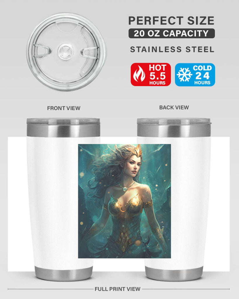 Aquarius 52#- zodiac- Tumbler