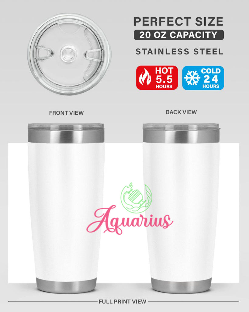 Aquarius 70#- zodiac- Tumbler
