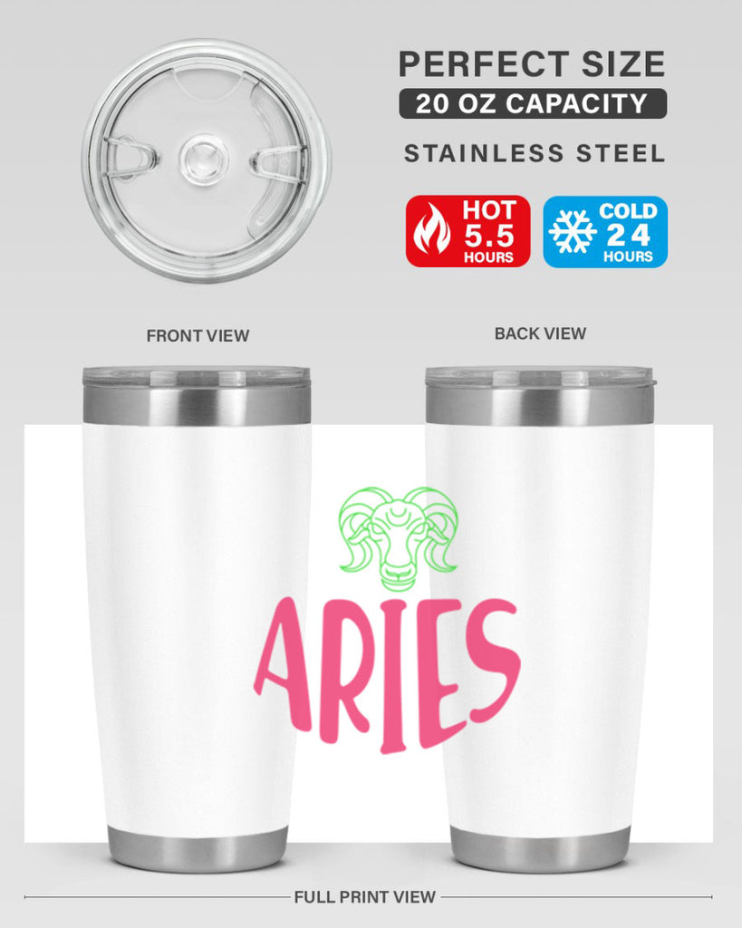 Aries 101#- zodiac- Tumbler